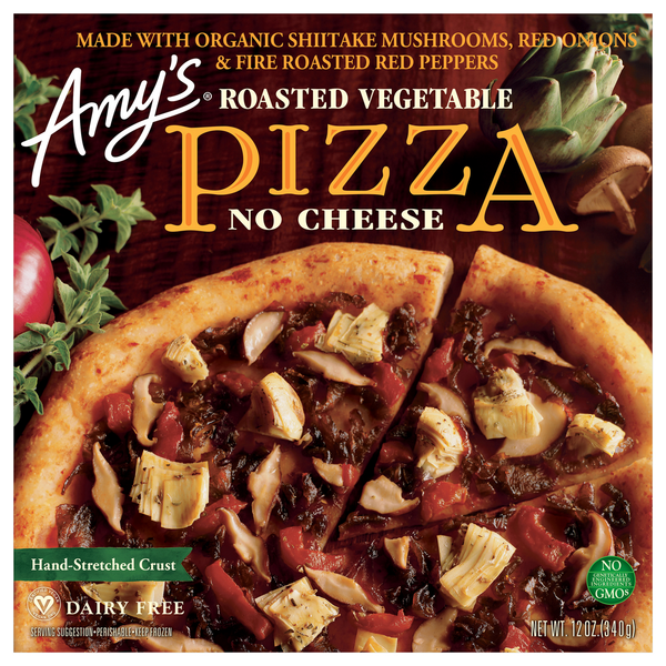 Amy's Organic Roasted Vegetable No Cheese Pizza 12 Oz