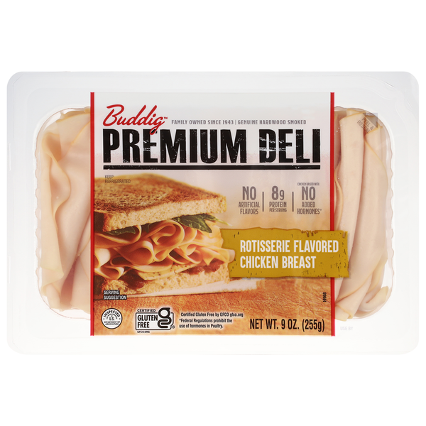 Premium Deli Rotisserie Chicken Breast 9 Oz