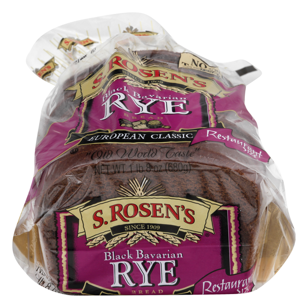 S. Rosen's Black Bavarian Rye 1 LB 8 Oz