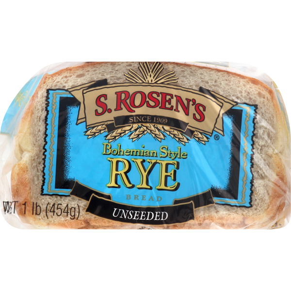 S. Rosen's Bohemian Style Rye Unseeded 1 LB