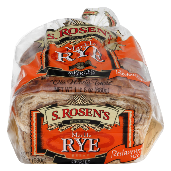 S. Rosen's Marble Rye Swirled 1 LB 8 Oz