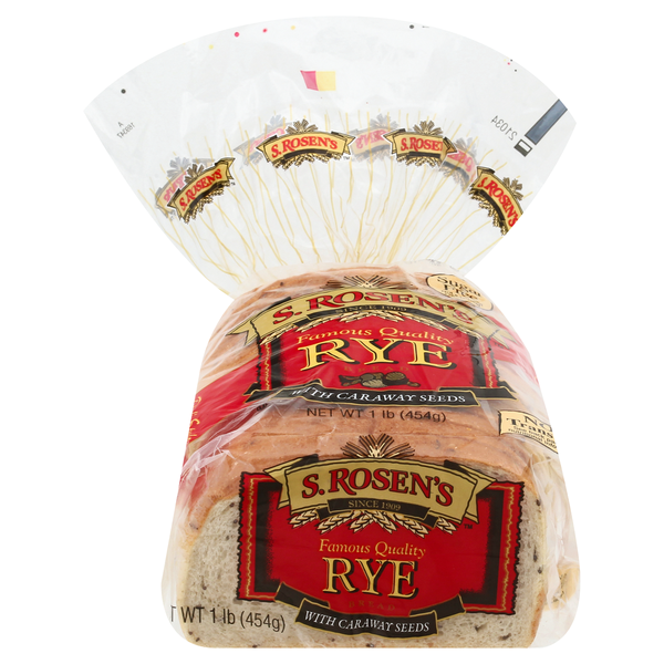 S. Rosen's Rye with Caraway Seeds 1 LB