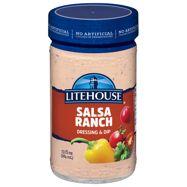 LiteHouse Salsa Ranch Dressing 13 FL Oz