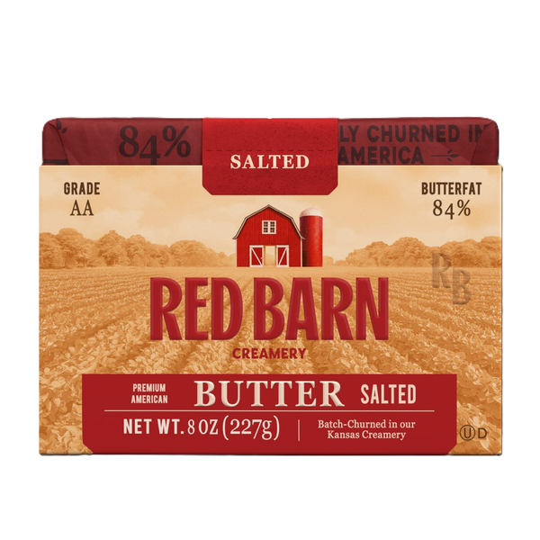 Red Barn Creamery Salted Butter 8 Oz