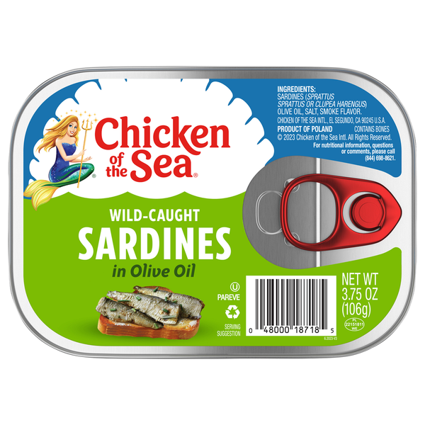 Chicken of the Sea Sardines in Olive Oil 3.75 Oz