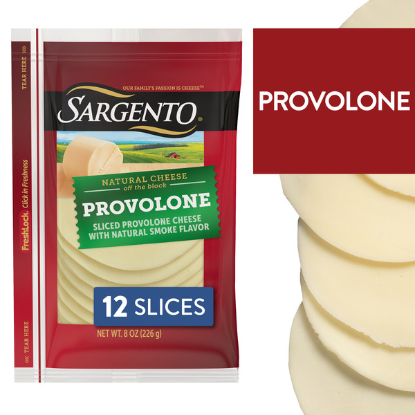 Sargento Smoked Provolone Cheese Slices 8 Oz