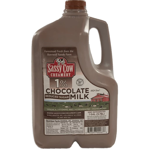 SassyCowCreameryOnePercentChocolateMilk