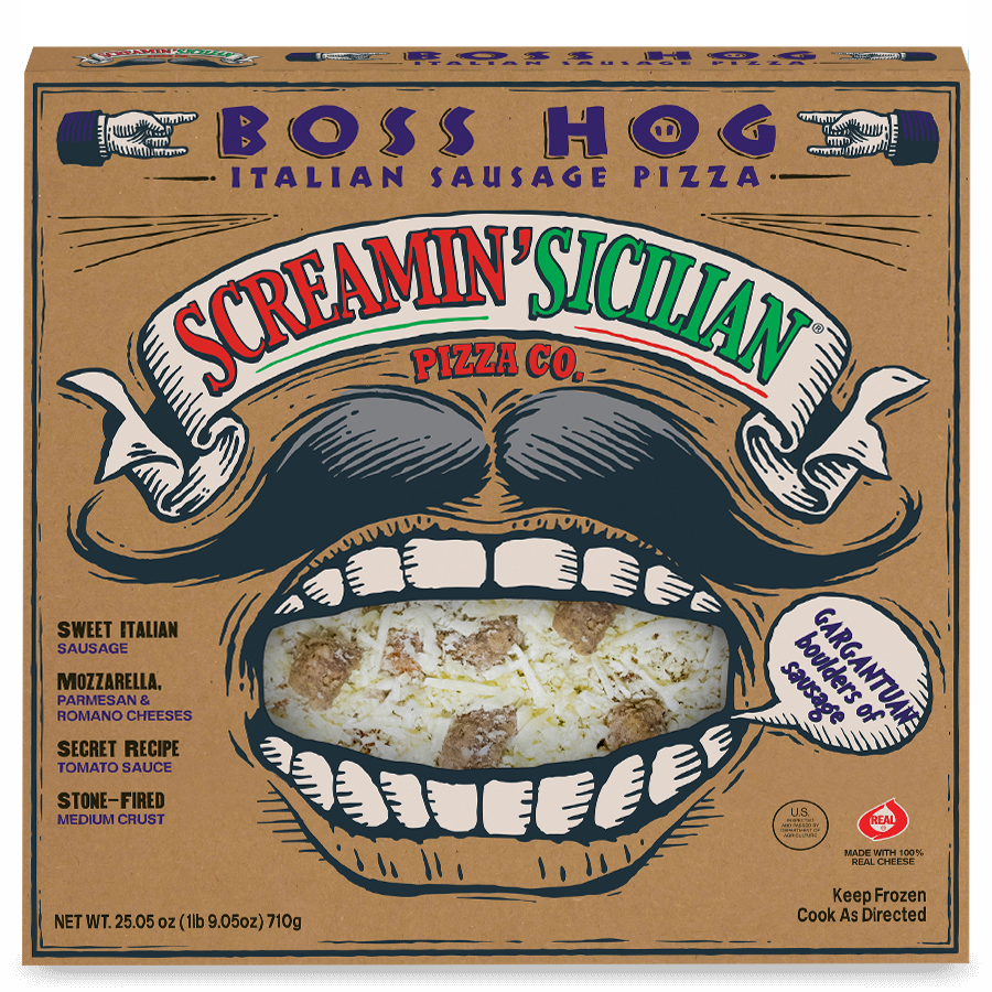 Screamin' Sicilian Boss Hog Pizza 25.05 Screamin' Sicilian Boss Hog Pizza 25.05