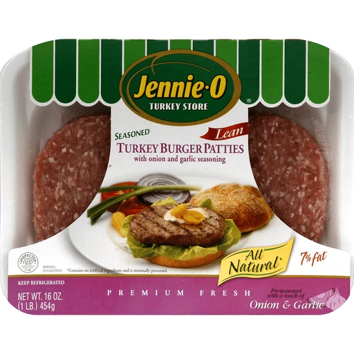 Seasoned Lean Turkey Burger Patties 16 Oz Seasoned Lean Turkey Burger Patties 16 Oz