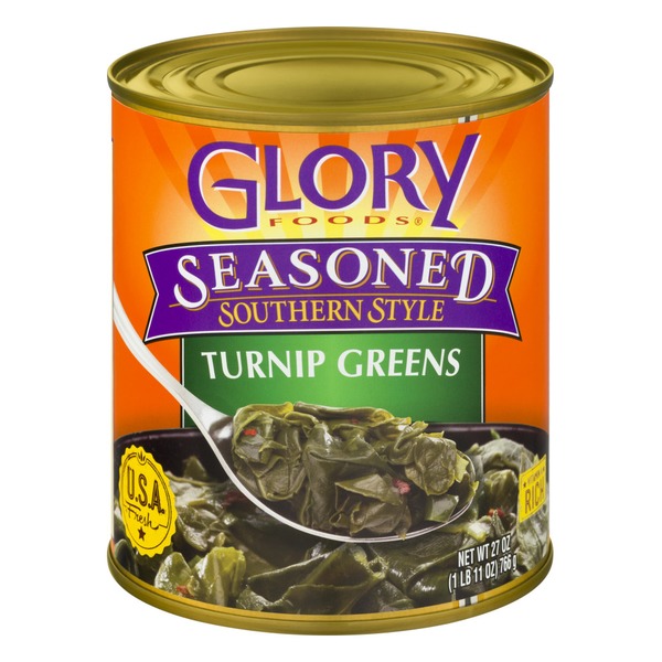 Glory Seasoned Southern Turnip Greens 27 Oz