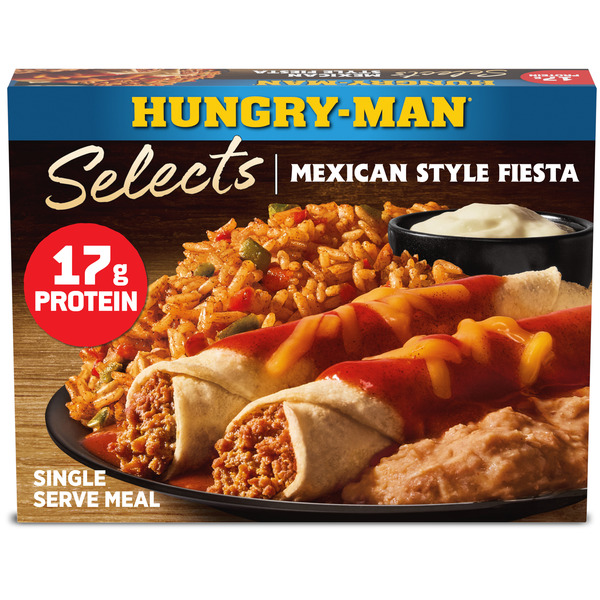 Hungry Man Selects Mexican Style Fiesta 16 Oz