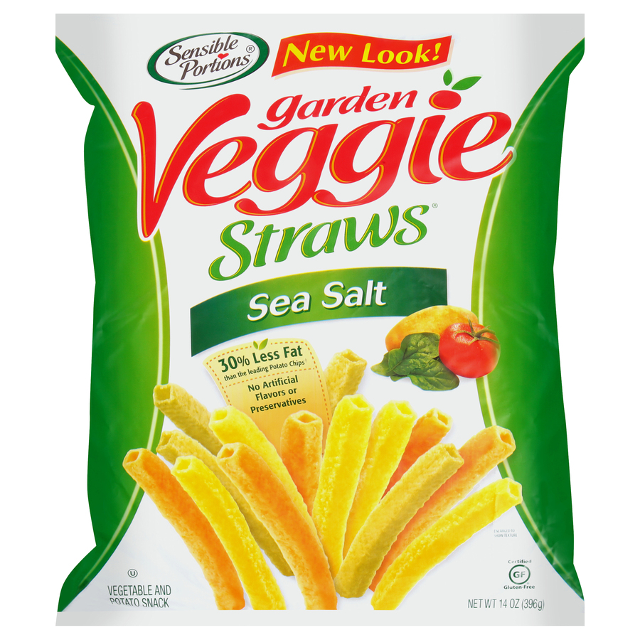 Garden Veggie Straws; Sensible Portions® Never Tasted So Great!