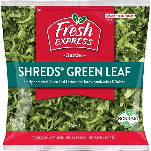 ShredsGreenLeafTacosSandwichesSalads4.5Oz ShredsGreenLeafTacosSandwichesSalads4.5Oz