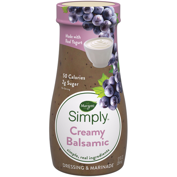 Marzetti Simply Creamy Balsamic Dressing 12 FL Oz