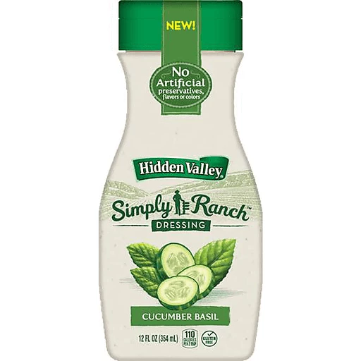 SimplyRanchDressingCucumberBasil12FLOz