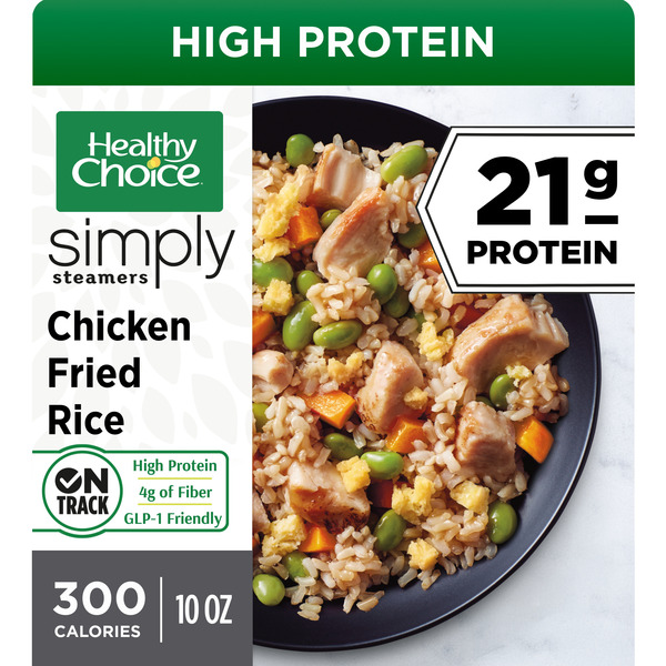 Healthy Choice Simply Steamers Chicken Fried Rice 10 Oz