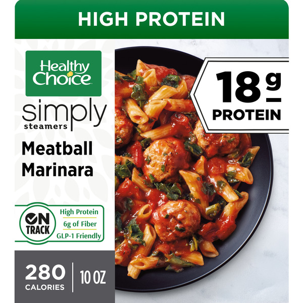 Healthy Choice Simply Steamers Meatball Marinara 10 Oz