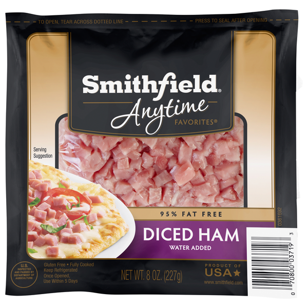 Smithfield Favorites Diced Ham 8 Oz