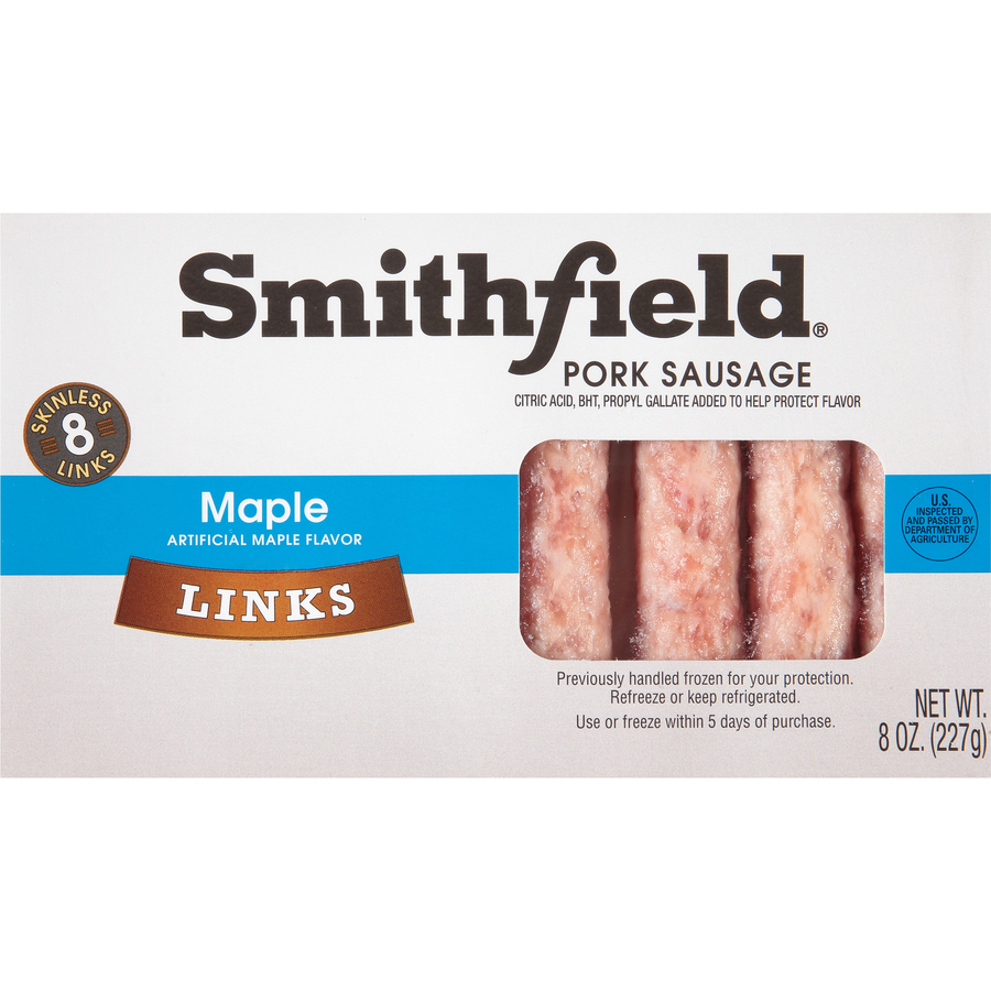 Smithfield Sausage Maple Links 8 Each 8 Oz