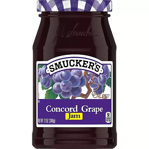 Smucker's Concord Grape Jam 12 Oz Smucker's Concord Grape Jam 12 Oz