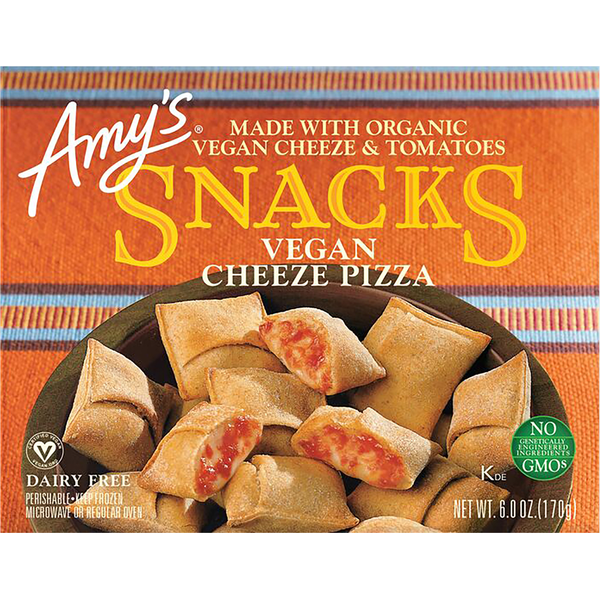 Amy's Organic Snacks Vegan Cheese Pizza 6 Oz