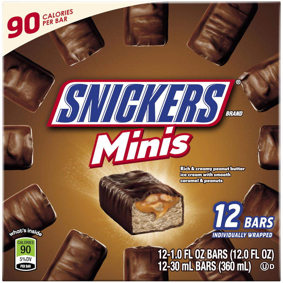 SnickersMinisIceCreamBars12Each12.0FLOz