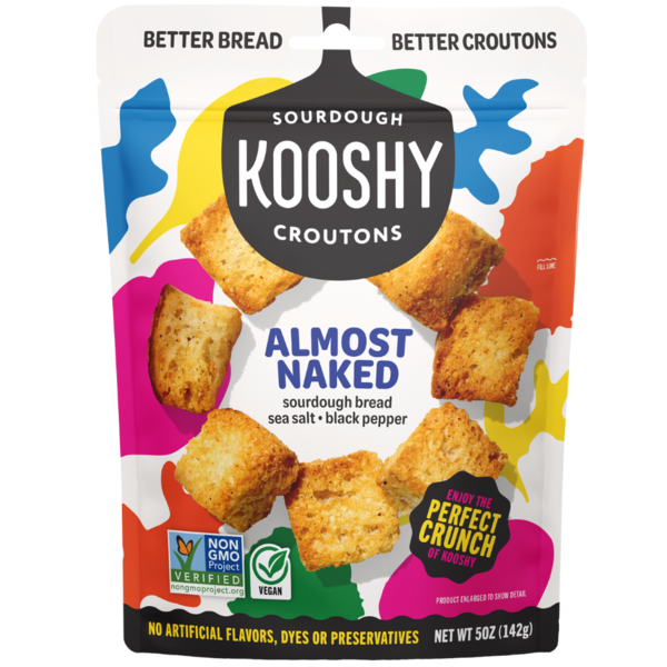 Sourdough Kooshy Almost Naked Croutons 5 Oz