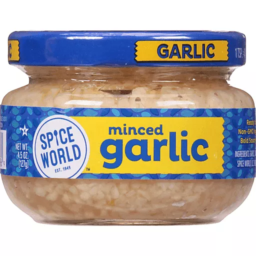 Spice World Minced Garlic 4.5 Oz