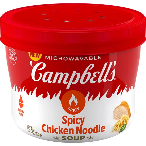 Campbell's Spicy Chicken Noodle Soup 15.4 Oz
