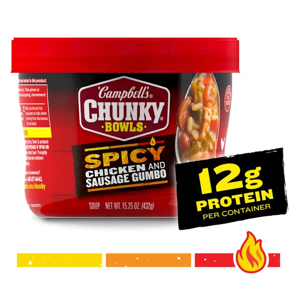 Campbell's Spicy Chicken & Sausage Gumbo 15.25 Oz