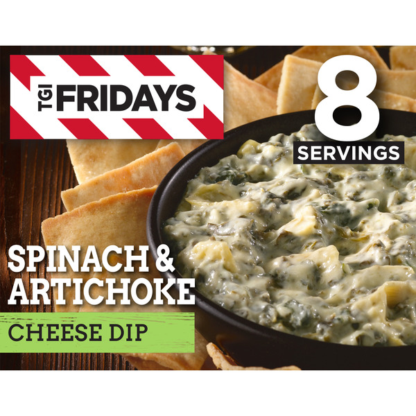 TGI Fridays Spinach Artichoke Cheese Dip 8 Oz
