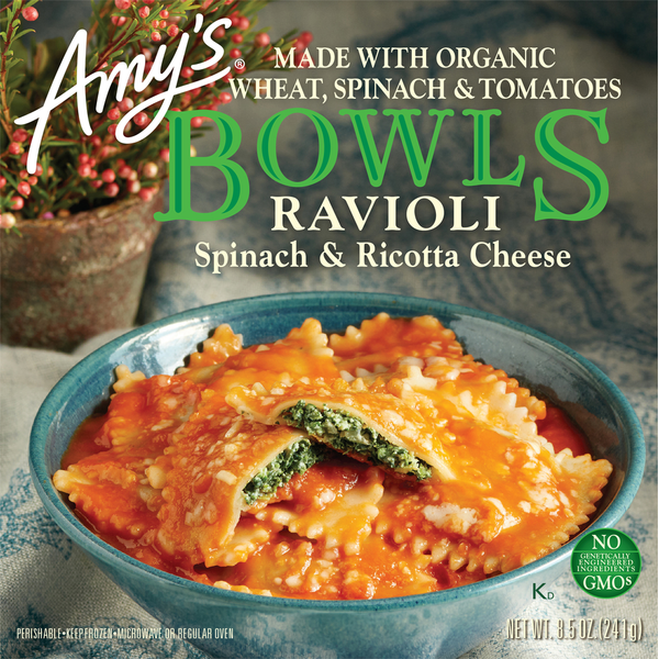 Amy's Organic Spinach Ricotta & Cheese Ravioli 8.5 Oz