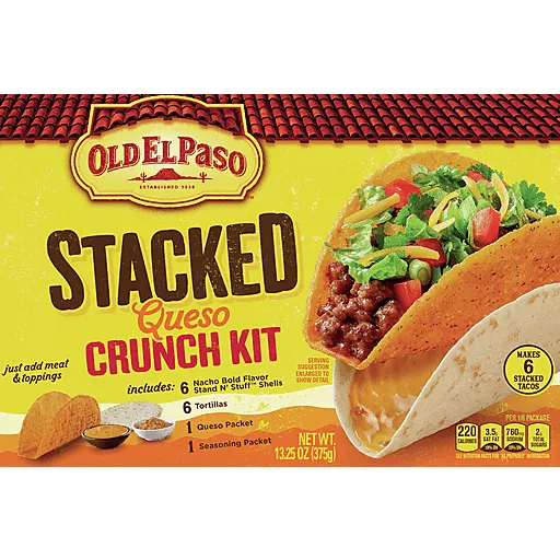 Stacked Queso Crunch Kit 13.25 Oz Stacked Queso Crunch Kit 13.25 Oz