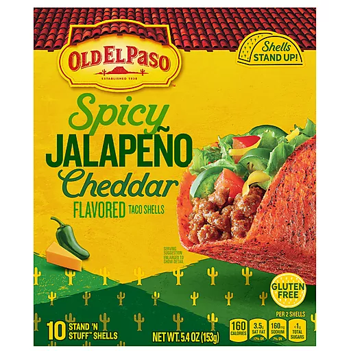 Old El Paso Stand N Stuff Spicy Jalapeno Cheddar 5.4 Oz Old El Paso Stand N Stuff Spicy Jalapeno Cheddar 5.4 Oz