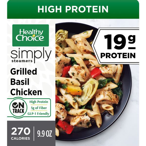 Healthy Choice Steamers Grilled Basil Chicken 9.9 Oz
