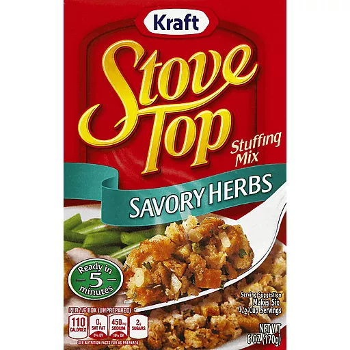 Stove Top Stuffing Mix Savory Herbs 6 Oz