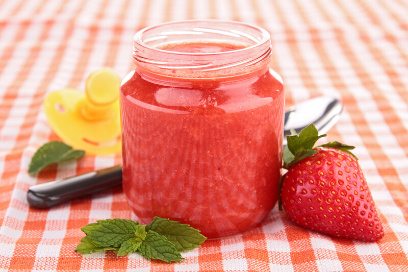 Strawberry Baby Food
