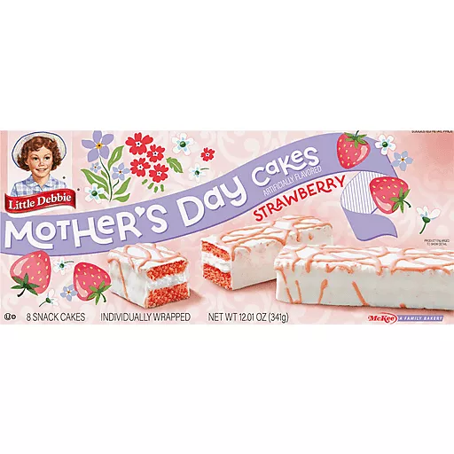 Strawberry Mother's Day Cakes 8 Each 12.01 Oz