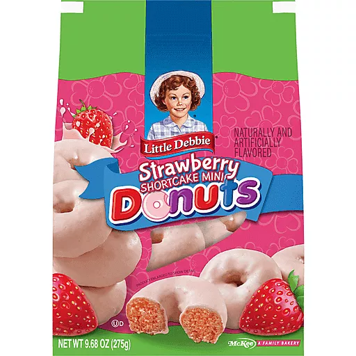 Strawberry Shortcake Mini Donuts 9.68 Oz