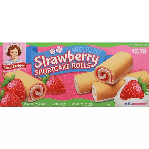 Strawberry Shortcake Rolls 6 Each 13.0 Oz
