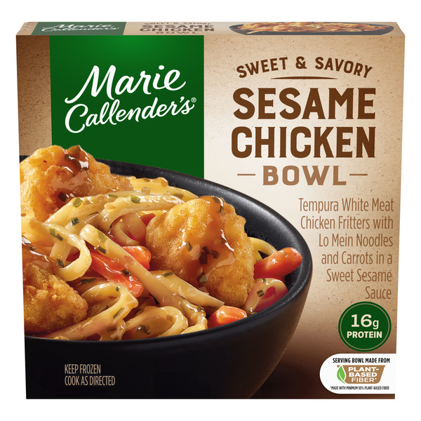 Marie Callender's Sweet Savory Sesame Chicken Bowl 12.3 Oz Marie Callender's Sweet Savory Sesame Chicken Bowl 12.3 Oz