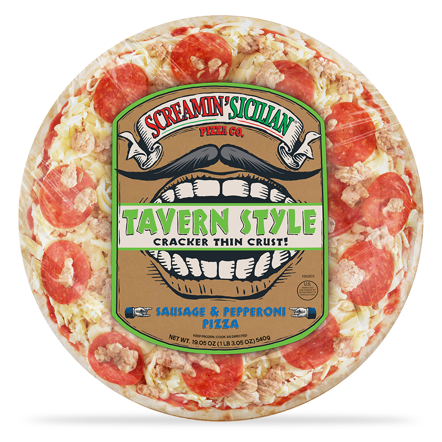 Tavern Style Sausage Pepperoni Thin 19.05 Tavern Style Sausage Pepperoni Thin 19.05