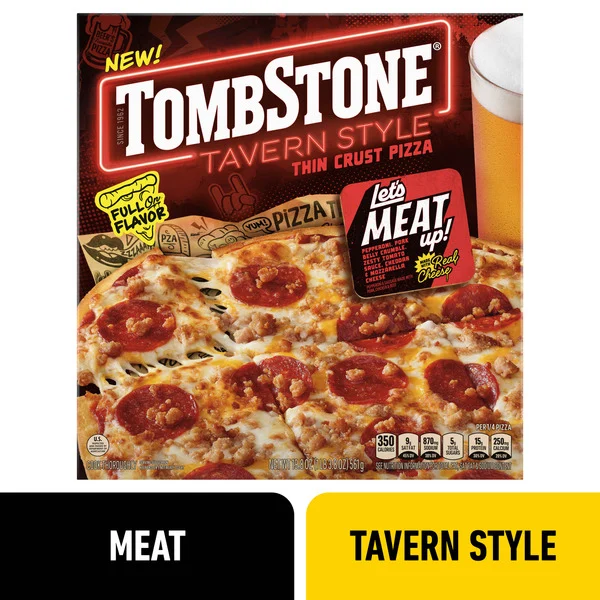 Tavern Style Thin Crust Meat Up 19.8 Oz Tavern Style Thin Crust Meat Up 19.8 Oz