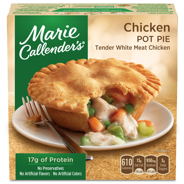 Marie Callender's Tender White Meat Chicken Pot Pie 10 Oz Marie Callender's Tender White Meat Chicken Pot Pie 10 Oz