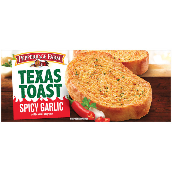 Pepperidge Farm Texas Toast Spicy Garlic 8 Slices 11.25 Oz