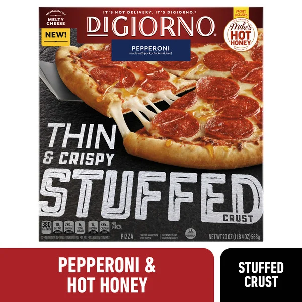 Digiorno Thin Crispy Stuffed Crust Pepperoni Honey 20 Oz