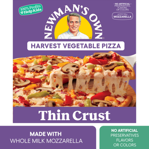 Newman's Own Thin Crust Harvest Vegetable Pizza 15.4 Oz