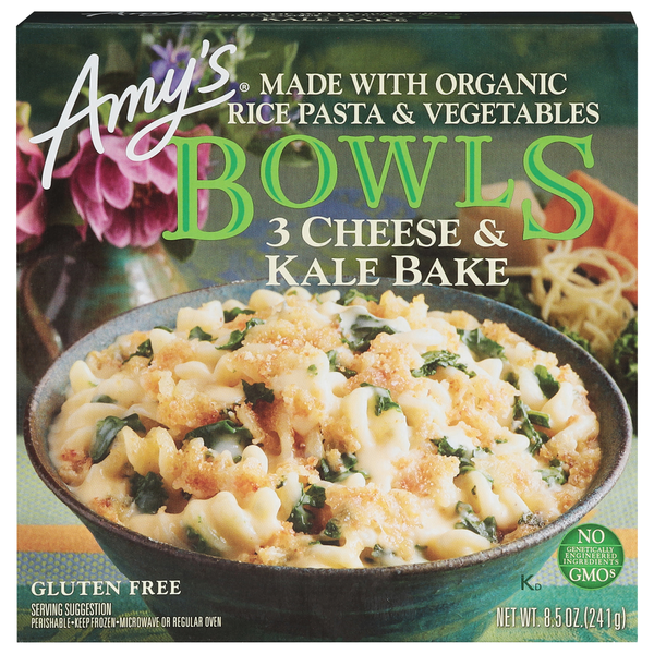 Amy's Organic Three Cheese Kale Bake Bowl 8.5 Oz