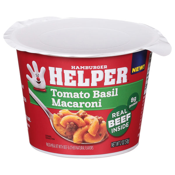 Hamburger Helper Tomato Basil Macaroni 2 Oz Hamburger Helper Tomato Basil Macaroni 2 Oz