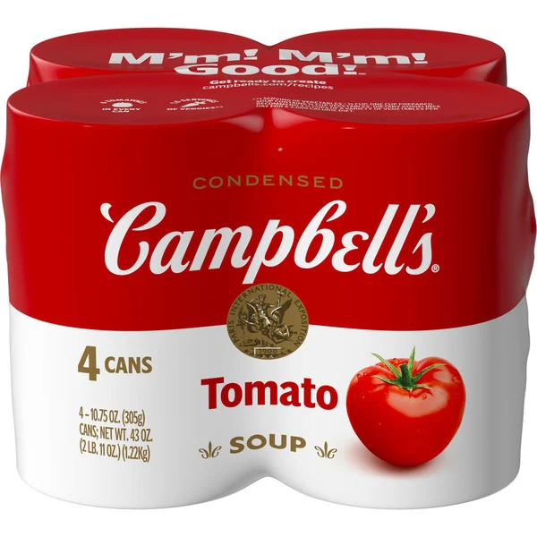 Campbell's Tomato Soup Four 10.75 Oz Cans